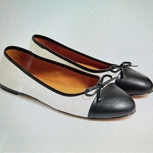 NEW JCrew Factory Captoe Ballet Flats